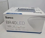 Sunco Br40 1400lm 4000k 17w Led Bulbs 6-pk Br40-17w-4k-6pk Dimmable Cool White. Fixed Price $24.99.