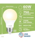(10-pack) Sigalux A19 Led Light Bulbs 60, Soft White, Non Dimmable. Fixed Price $40.84.