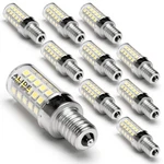 Alide E12 C7 Led Candelabra Bulbs 6000k Daylight White, 60 Watt Halogen E.... Fixed Price $42.13.