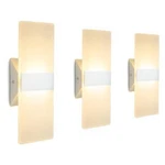 Changm Led Wall Sconce Modern Light Warm White-3 Pack, Pack. Fixed Price $41.50.
