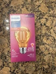 Philips Orange A19 Medium 4w Indoor/outdoor Led Decorative Party Light Bulb. Fixed Price $3.00.