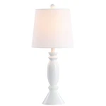 Safavieh Kian White Modern Farmhouse 24" Table Lamp W/ Led Bulb Tbl4213a. Fixed Price $64.41.