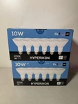 Lot Of 2 Hyperikon 10w 2700k Warm White Glow 6 Pack Led Bulbs Hyperpar30-10d27. Fixed Price $38.00.