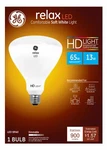 Relax Hd Led Light Bulb, Soft White, Dimmable, 900 Lumens, 13-watt. Fixed Price $33.64.