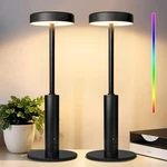 Wowag 2pk Small Cordless Table Lamps Rechargeable 5000mah Battery Portable Dimma. Fixed Price $47.98.