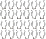 (24-pack) T8 U Clips Holder Bracket For 8ft Led Light Bulbs, Fluorescent Tu. Fixed Price $16.52.