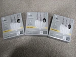 Lot Of 3! Ge 3pk Pearl Hd Soft White 60w Led Deco Candelabra Base Bc Light Bulbs. Fixed Price $36.98.