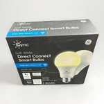 Cync By Ge Direct Connect Soft White Smart Led Light Bulbs A19 (2-pack). Fixed Price $32.99.