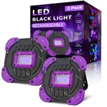 Biuonk Rechargeable Black Light, Cordless 395nm Battery Powered Blacklights F.... Fixed Price $43.35.