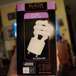 Sleeklighting Clf Gu24 Base 2 Prong Light Bulb 13watt 4200k Cool White. Fixed Price $14.99.