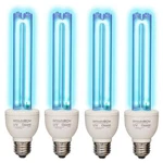 Baimnocm 4-pack 25w Uv Light Bulb W/ Ozone, Uvc Lamp 185/254nm, E26 Base. Fixed Price $92.22.