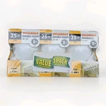 Sylvania Double Life 25w Globe Light Bulbs, White, Frosted, G25, 3000k - Sealed!. Fixed Price $13.82.