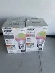 4 Pack - Feit Electric Om60/rgbw Color Changing Smart Wifi A19 Led Bulb 60w. Fixed Price $25.00.