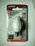 Satco S9157 0.5w C7/wh/led/120v/cd. Fixed Price $4.99.