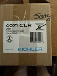 5 Kichler 4071 Clr Vintage Squirrel Cage Filament Bulbs. Fixed Price $45.00.