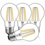 4x Luxrite A19 Led Dimmable Clear Edison Light Bulb 60w 3000k 800lm E26 Base. Fixed Price $32.89.