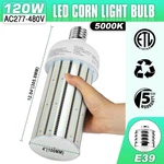 480v Led Corn Light 120w Replace 600 Watt Metal Halide Hps Bulbs E39 Mogul Base. Fixed Price $67.51.