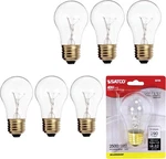 Satco S3720 - 40 Watt A15 Clear Appliance Lamp 130/120 Volt 2700k (6 Pack). Fixed Price $16.75.