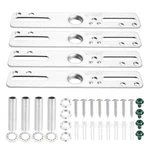 Zowzea 4" Ceiling Light Fixture Mounting Bracket Kit, 4pcs Universal Silver. Fixed Price $15.05.