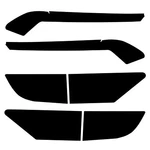 Ndrush Smoked Light Stickers Kit Overlays Headlight Eyelid Vinyl Tint Film Bl.... Fixed Price $26.56.