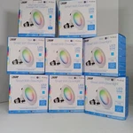 Feit Electric 4 Inch Smart Recessed Lights, Color Changing And Tunable Lot 8. Fixed Price $155.00.