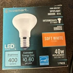 Ecosmart R14 Reflector Dimmable Led Light Bulb 40w Soft White 1008 808 607. Fixed Price $8.55.
