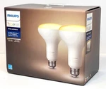 Philips Hue Br30 E26 Wi-fi Dimmable Led Smart Flood Light White Ambiance 2-pack. Fixed Price $39.95.