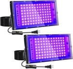2 Pack 100w Uv Black Light, Ip65 Waterproof, Glow Party Stage. Fixed Price $41.58.