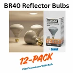 Damar Br 40 65w Indoor Flood Light Bulbs White Pack Of 12 Alt To Phillips Brand. Fixed Price $84.95.