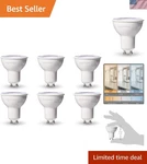 Mr16 Led Light Bulb, 50w Equivalent, Energy Efficient 7w, Gu10 Base, Warm Whi.... Fixed Price $35.19.