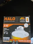 Halo Ra56 5/6in Adjustable Gimbal Led Light Selectable 2700k-5000k Dim-to-warm. Fixed Price $15.57.