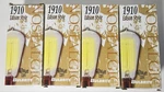 4-pack Bulbrite 40w 120v Brass Base 1910 Filament Nostalgic Clear Nos40-1910. Fixed Price $34.99.