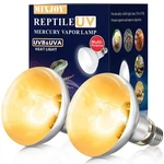 Mixjoy 2 Pack 100w Reptile Heat Lamp Bulb Full Spectrum Uva Uvb Sun Light For.... Fixed Price $54.92.