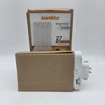 1 Pk Sunlite Fml27/65k Daylight Reading Lamp Single Light Bulb 4 Pin Linear Quad. Fixed Price $9.09.