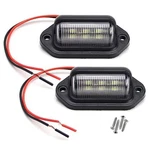 Jedew 2 Pack License Plate Light 12v 6-smd Led Lamp Taillight For. Fixed Price $8.88.