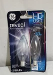 Ge Reveal Decorative Hd Light 2 Bulb S Pc:48714 60w Clear Finish. Fixed Price $9.95.