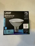 Feit Enhance Par30 E26 (medium) Led Bulb Daylight Dimmable 750 Lumens Short Neck. Fixed Price $12.00.