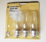 3 Ge Chandalier Bulbs Bent Tip, 40w (#ev2047). Fixed Price $20.00.