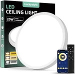 Luckystyle 12x 20w Remote Dimmable Led Light Smart App Custom - Scratch & Dent. Fixed Price $28.18.