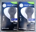 2 Pack Ge Led Plug-in Multicolor A19 Black Lights 5w (brand New). Fixed Price $14.99.