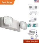 Emergency Lights With Battery Backup Led Commercial Lighting Fixtur.... Fixed Price $46.27.