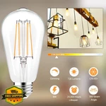 Partphoner St58 Dimmable Led Edison Bulb E26 60w Warm White 4pk. Fixed Price $20.00.