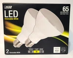 Feit Electric 43523, 2 Dimmable Br30 Led 10.5w Light Bulbs, Free Shipping. Fixed Price $16.94.