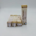 Bulbrite Pack Of (4) 2.5 Watt Dimmable Antique Glass Finish T6 Led Light Bulbs. Fixed Price $14.99.