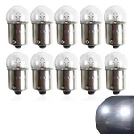 Arwrilt 10 Pcs 1156 Bulbs, P21w 7506 Ba15s 12v 10w Super Pcs, White #g1810. Fixed Price $10.86.