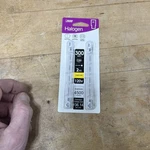 Feit 300w Bright White (3000k) T3 R7 Short Base Dimmable Halogen Bulb (2-pack). Fixed Price $5.99.