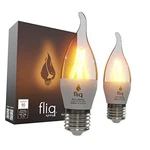 Fliq Led Flame Light Bulb 2 Pack 2w 4 Modes Standard Clear E26. Fixed Price $59.77.