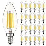 24x Luxrite 5w Vintage Chandelier Led Bulb Dimmable 3000k 550lm Soft White E12. Fixed Price $99.95.