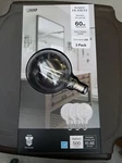 Feit Electric 60-watt Equivalent G25 Dimmable White Filament Cec Clear Glass Led. Fixed Price $16.00.