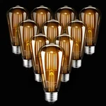 Dimmable Vintage E26 Led Light Bulb, 10 Count (pack Of 1) 2200k Warm White. Fixed Price $47.19.